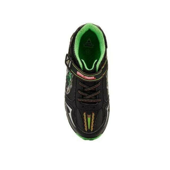 Monster Jam Grave Digger Boy Light Up Athletic - Picture 2 of 6